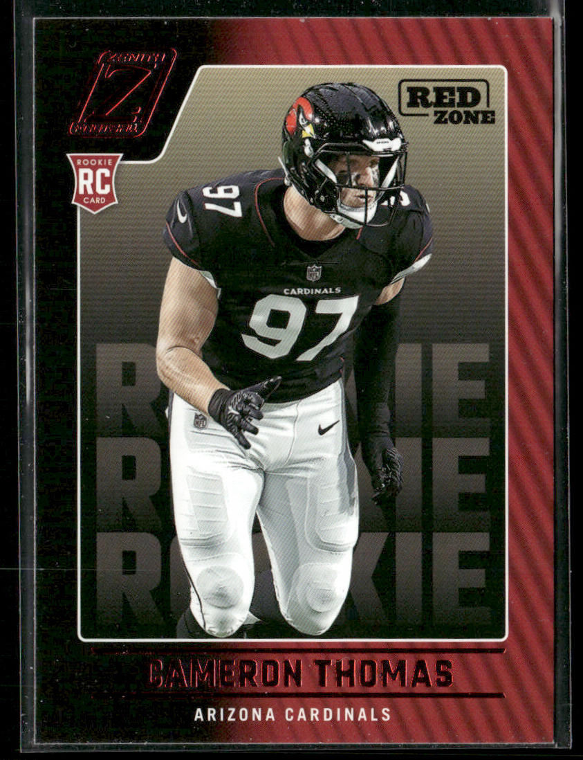 Cameron Thomas 2022 Zenith Red Zone #149 RC Arizona Cardinals