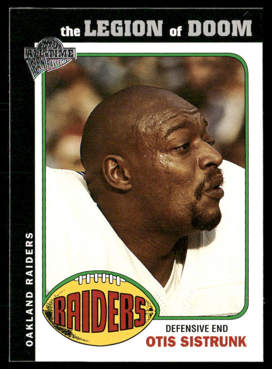 Otis Sistrunk 2004 Topps Fan Favorites #71 Oakland Raiders