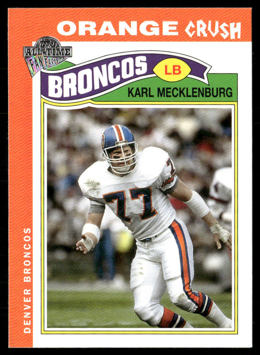 Karl Mecklenburg 2004 Topps Fan Favorites #52 Denver Broncos
