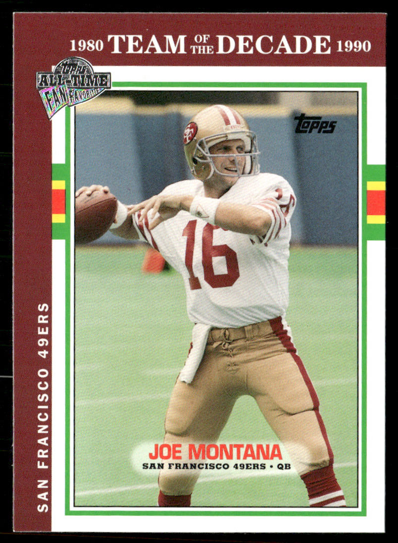 Joe Montana 2004 Topps Fan Favorites #45 San Francisco 49ers