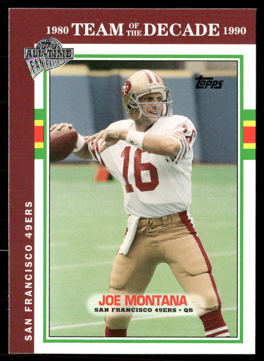 Joe Montana 2004 Topps Fan Favorites #45 San Francisco 49ers