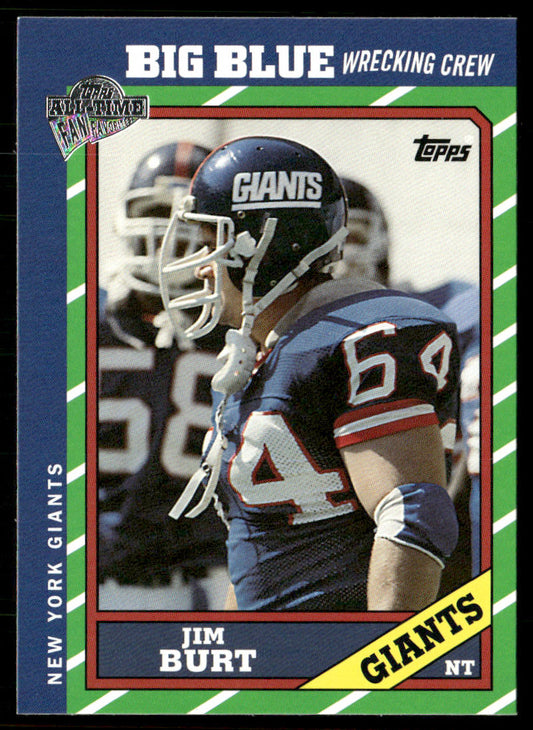 Jim Burt 2004 Topps Fan Favorites #37 New York Giants