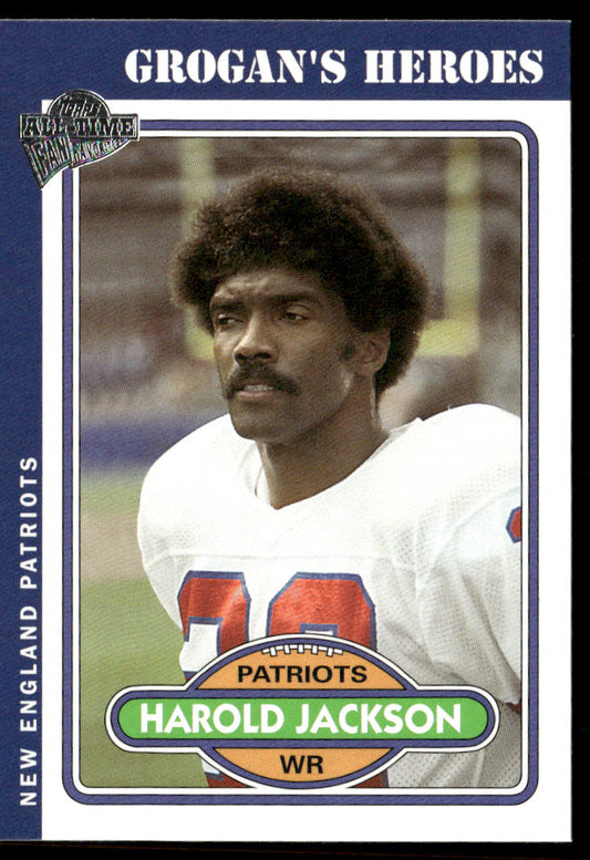 Harold Jackson 2004 Topps Fan Favorites #34 New England Patriots