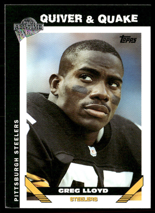 Greg Lloyd 2004 Topps Fan Favorites #30 Pittsburgh Steelers