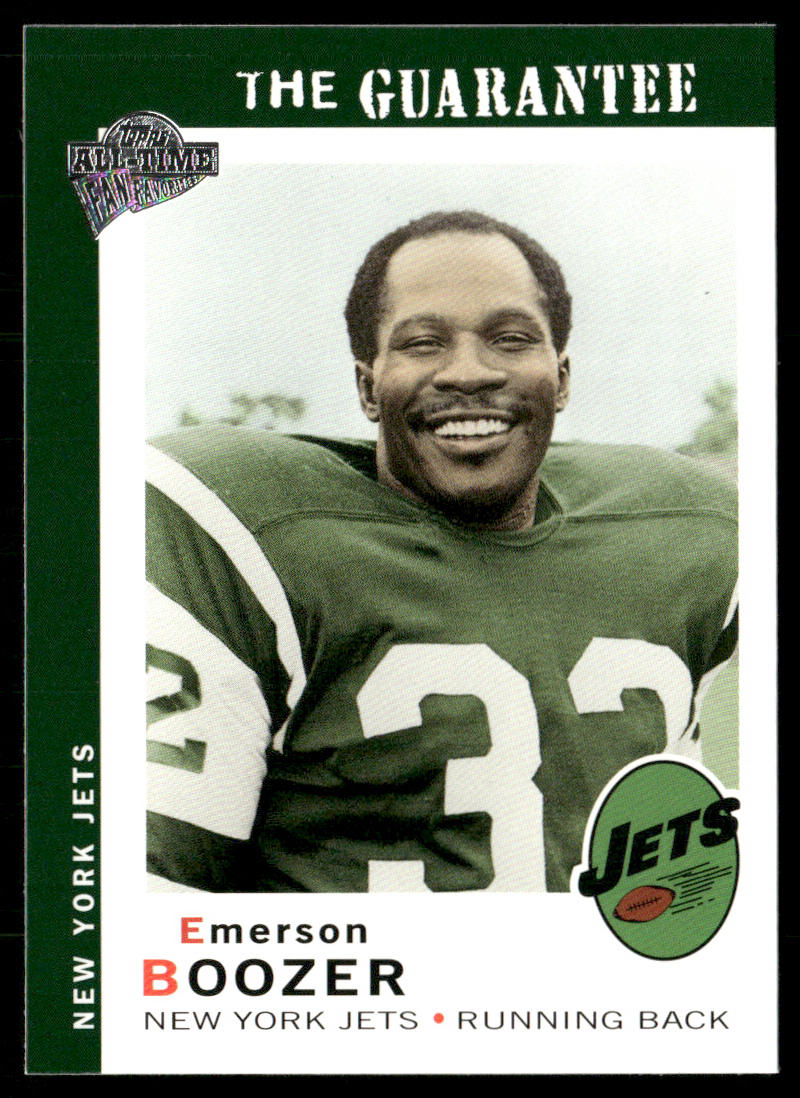 Emerson Boozer 2004 Topps Fan Favorites #24 New York Jets