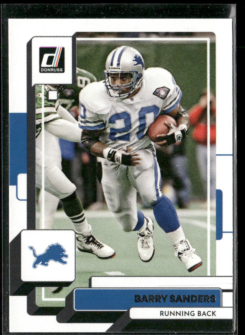 Barry Sanders 2022 Donruss #93 Detroit Lions