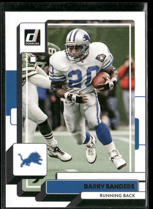 Barry Sanders 2022 Donruss #93 Detroit Lions