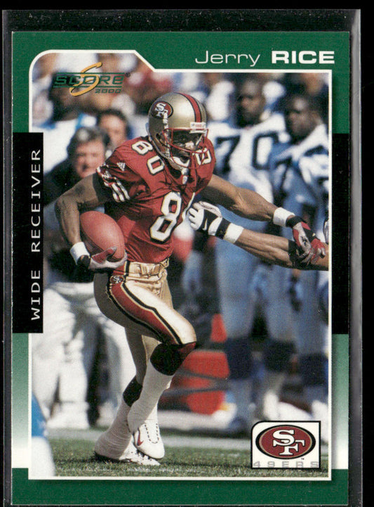 Jerry Rice 2000 Score #171 San Francisco 49ers