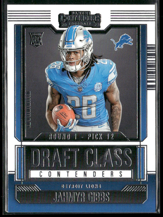 Jahmyr Gibbs 2023 Panini Contenders Draft Class Contenders #9 Detroit Lions