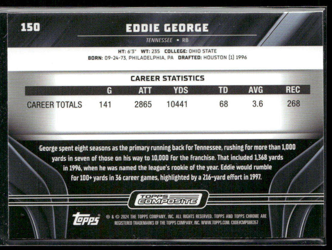 Eddie George 2023 Topps Composite #150 Tennessee Titans