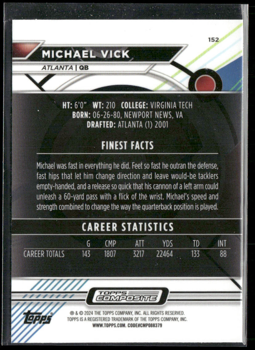 Michael Vick 2023 Topps Composite #152 Atlanta Falcons