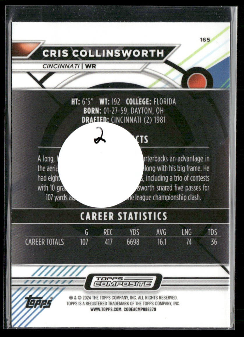 Cris Collinsworth 2023 Topps Composite #165 Cincinnati Bengals