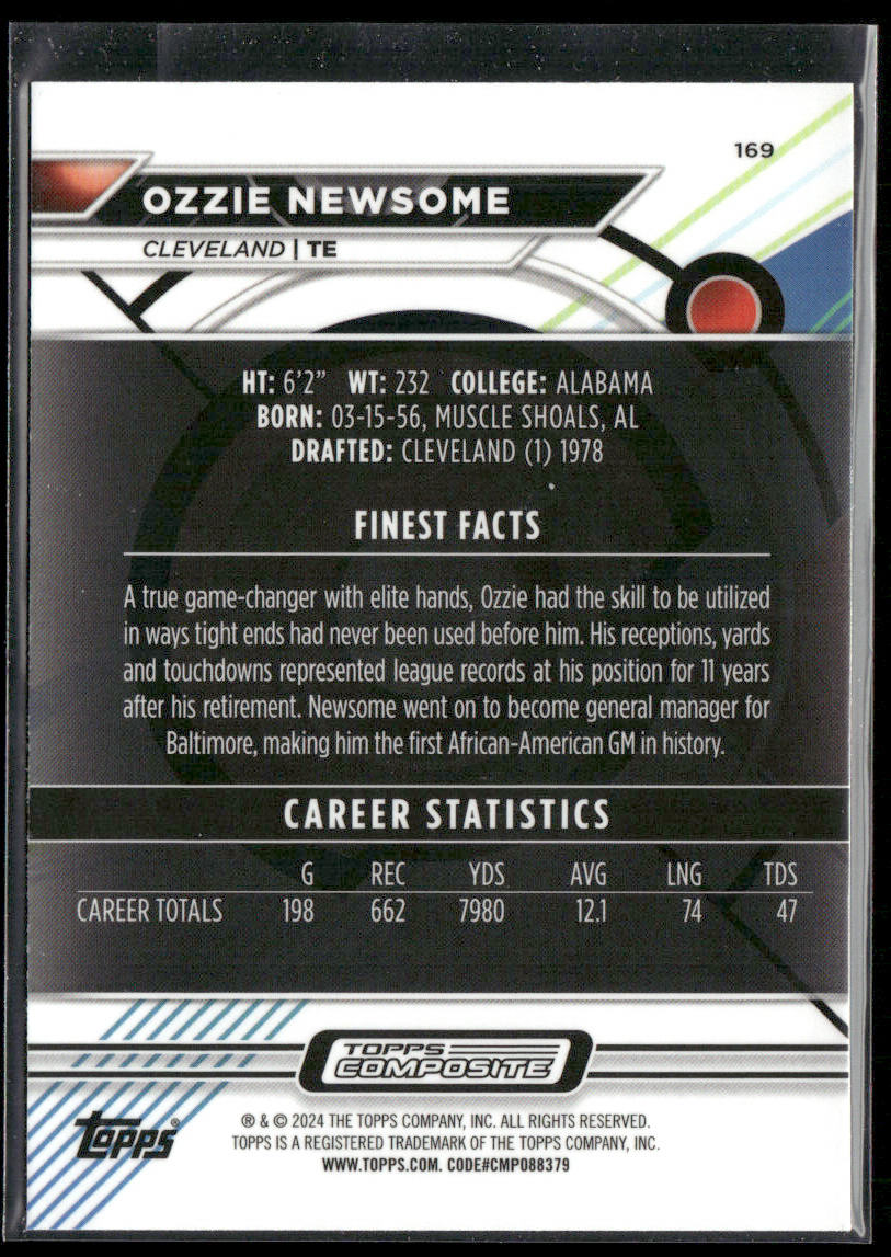 Ozzie Newsome 2023 Topps Composite #169 Cleveland Browns