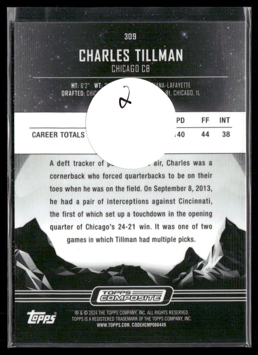 Charles Tillman 2023 Topps Composite #309 Chicago Bears