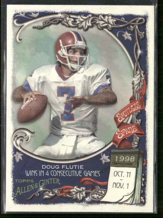 Doug Flutie 2023 Topps Composite Spotless Spans #SS-2 Buffalo Bills