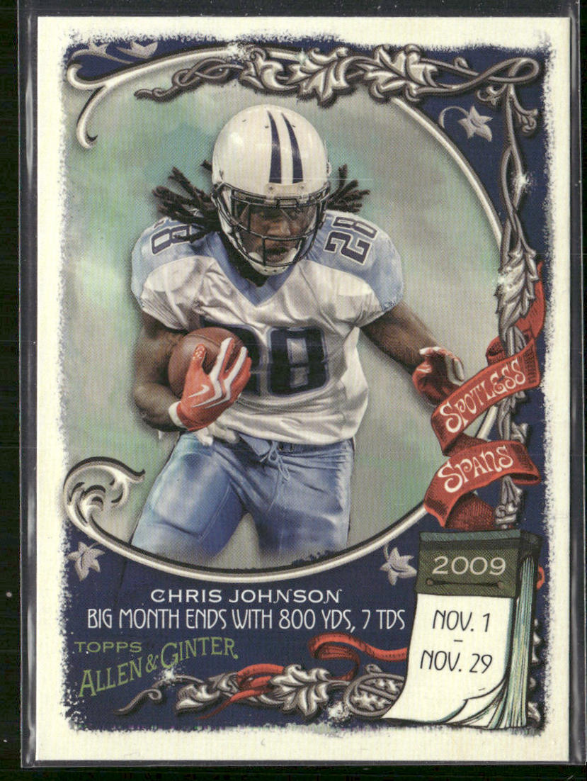 Chris Johnson 2023 Topps Composite Spotless Spans #SS-15 Tennessee Titans
