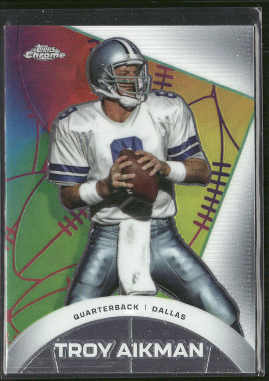 Troy Aikman 2023 Topps Composite Chrome All-Etch #CAE-5 Dallas Cowboys