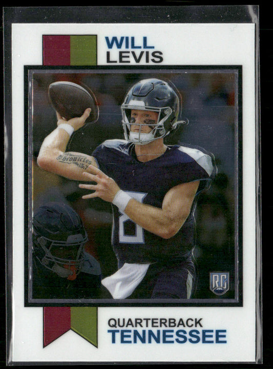 Will Levis 2023 Topps Composite 1973 Topps Football #1973-25 Tennessee Titans