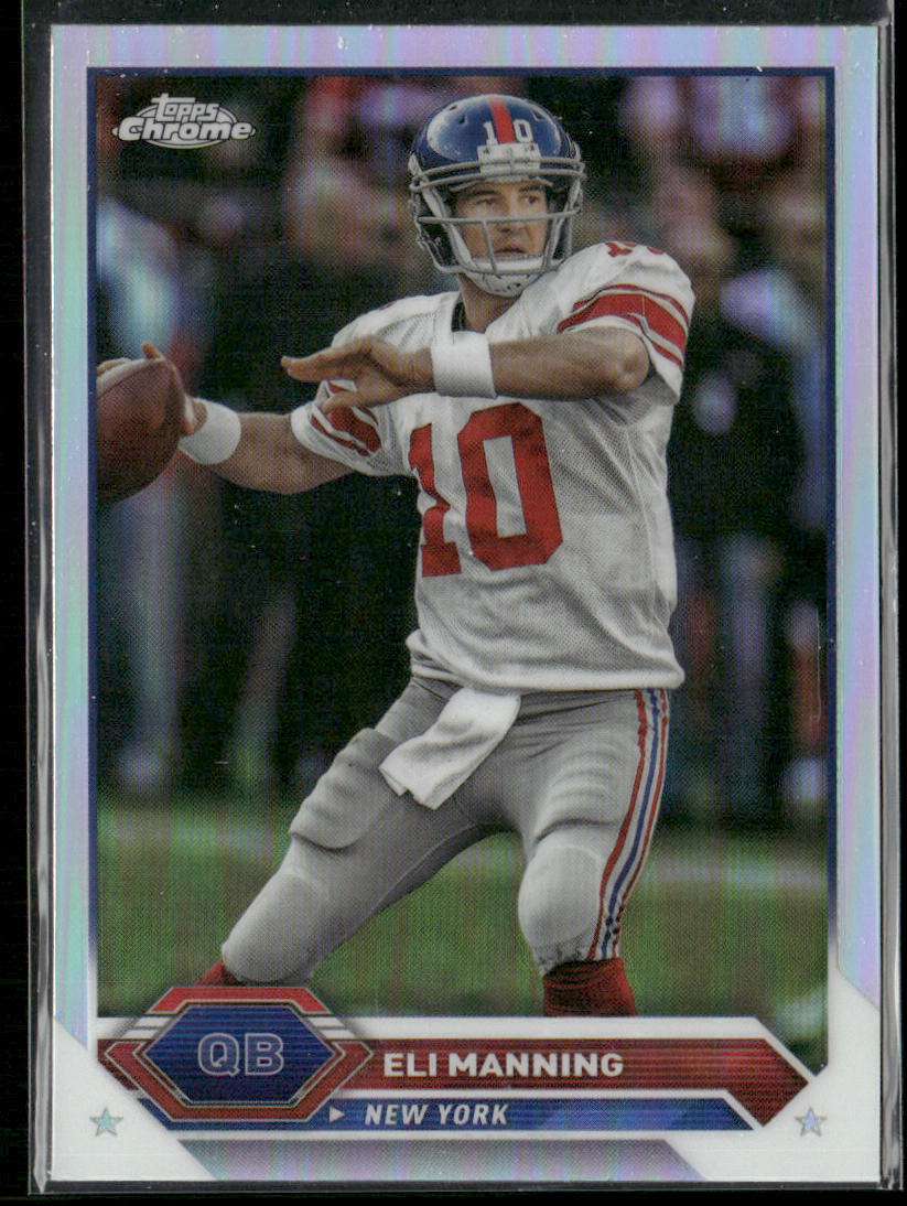 Eli Manning 2023 Topps Composite Topps Chrome Refractor #23 New York Giants
