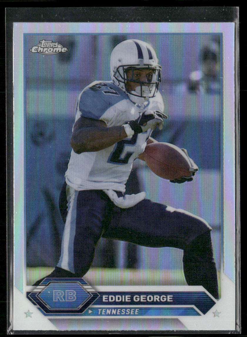 Eddie George 2023 Topps Composite Topps Chrome Refractor #34 Tennessee Titans