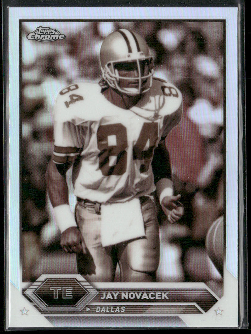 Jay Novacek 2023 Topps Composite Topps Chrome Sepia Refractor #28 Dallas Cowboys