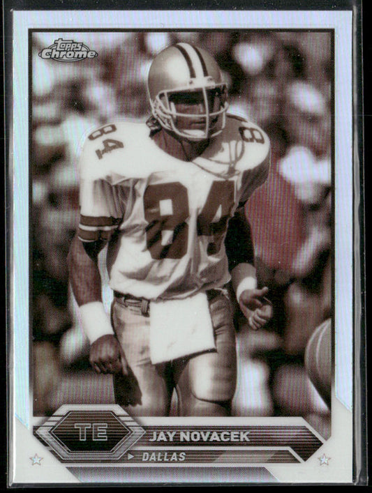 Jay Novacek 2023 Topps Composite Topps Chrome Sepia Refractor #28 Dallas Cowboys