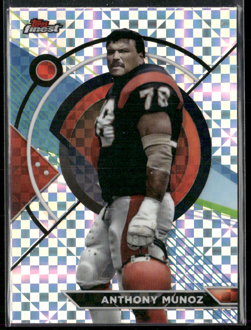 Anthony Munoz 2023 Topps Composite Finest Checkerboard Refractor #166 Bengals