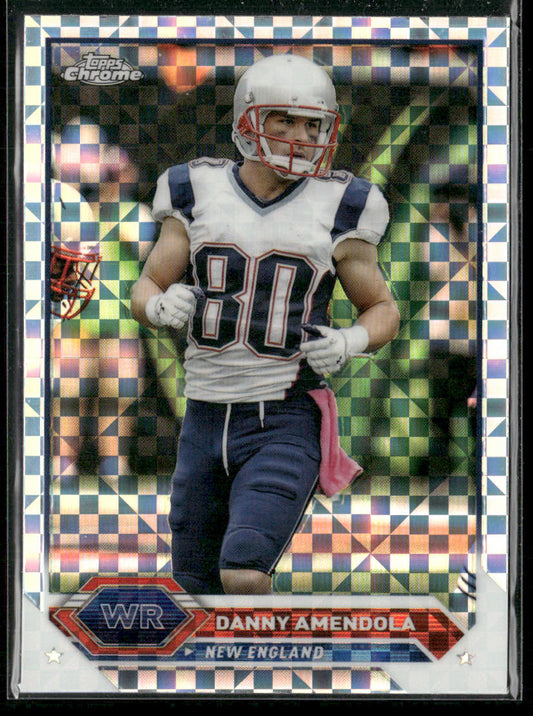 Danny Amendola 2023 Topps Composite Topps Chrome X-Fractor #41 Patriots