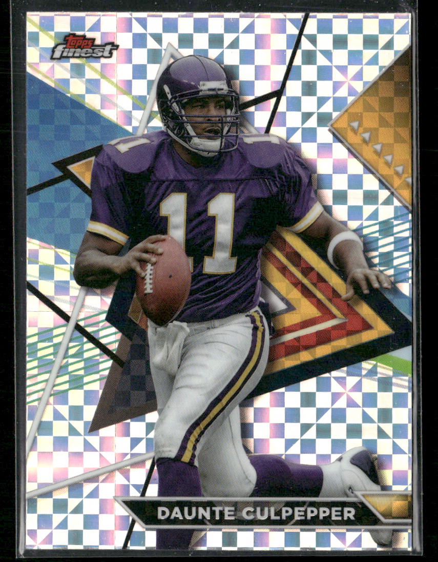 Daunte Culpepper 2023 Topps Composite Finest Checkerboard Refractor #210 Vikings