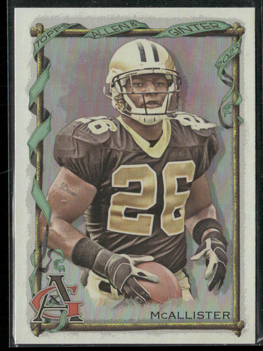Deuce McAllister 2023 Topps Composite Allen & Ginter Silver Portrait #415 Saints