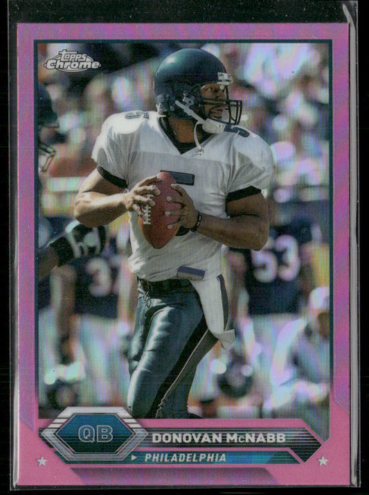 Donovan McNabb 2023 Topps Composite Topps Chrome Pink Refractor #40 Eagles