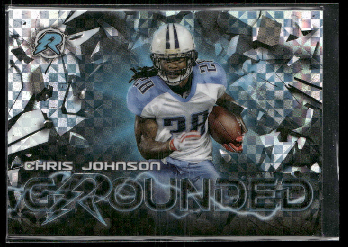 Chris Johnson 2023 Topps Composite Resurgence Grounded X-Fractor #RG-24 Titans