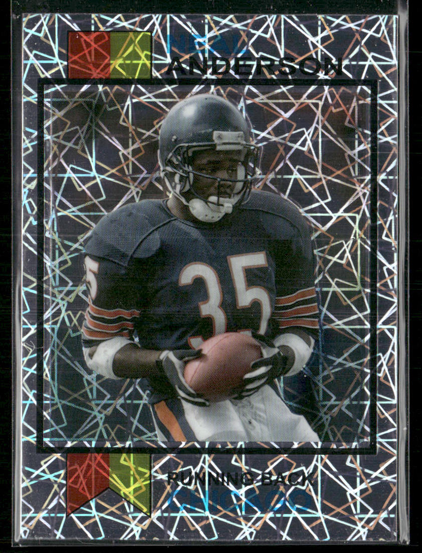Neal Anderson 2023 Topps Composite 1973 Topps Football Lazer Refractor #1973-6