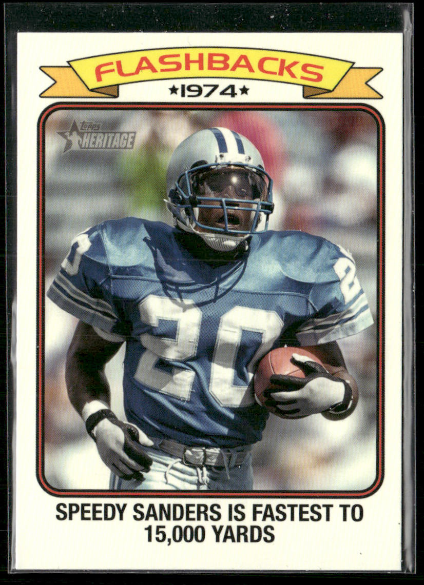 Barry Sanders 2023 Topps Composite Football Flashbacks #FF-11 Detroit Lions