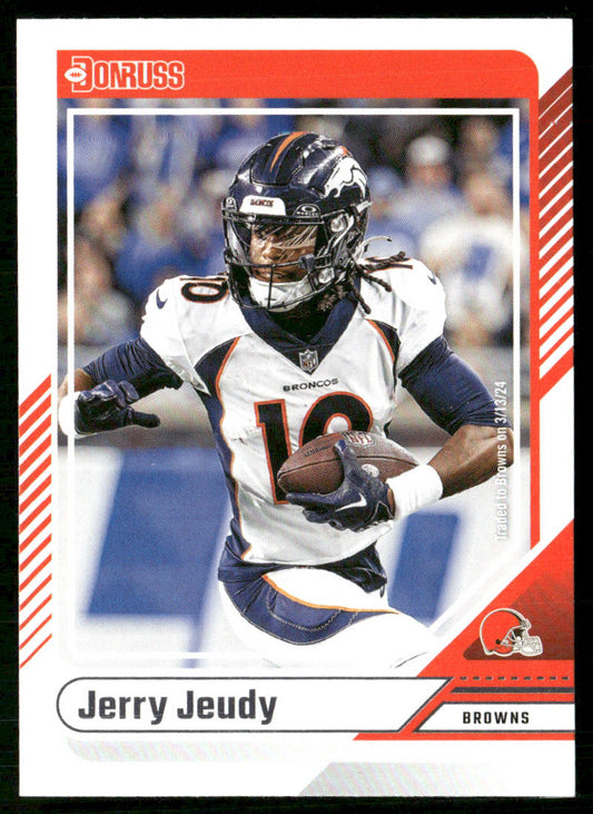 Jerry Jeudy 2024 Donruss #3 Cleveland Browns