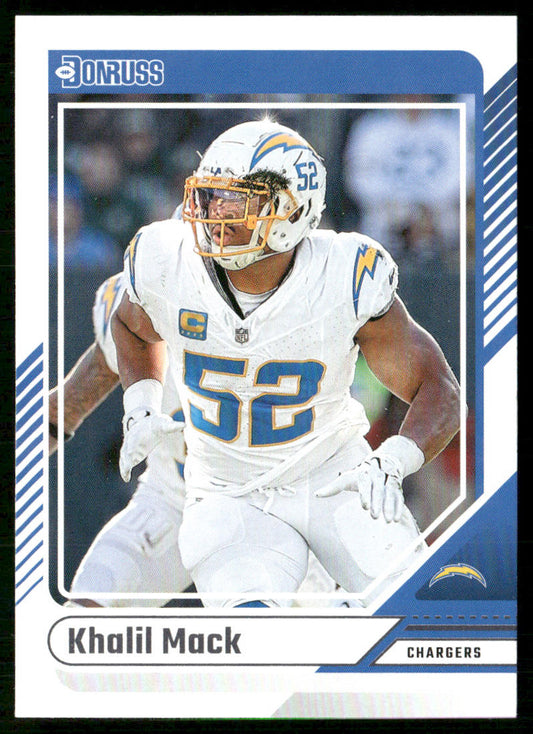 Khalil Mack 2024 Donruss #9 Los Angeles Chargers