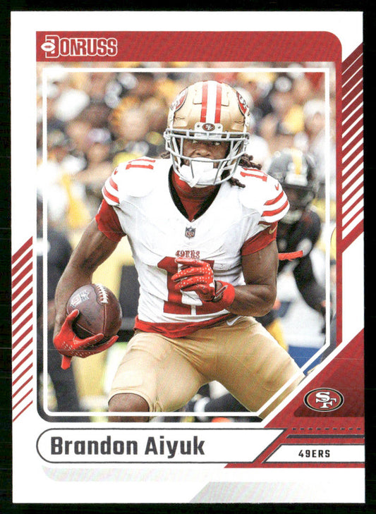 Brandon Aiyuk 2024 Donruss #13 San Francisco 49ers