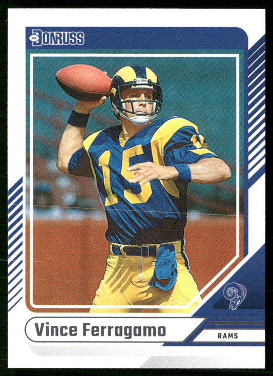 Vince Ferragamo 2024 Donruss #17 Los Angeles Rams