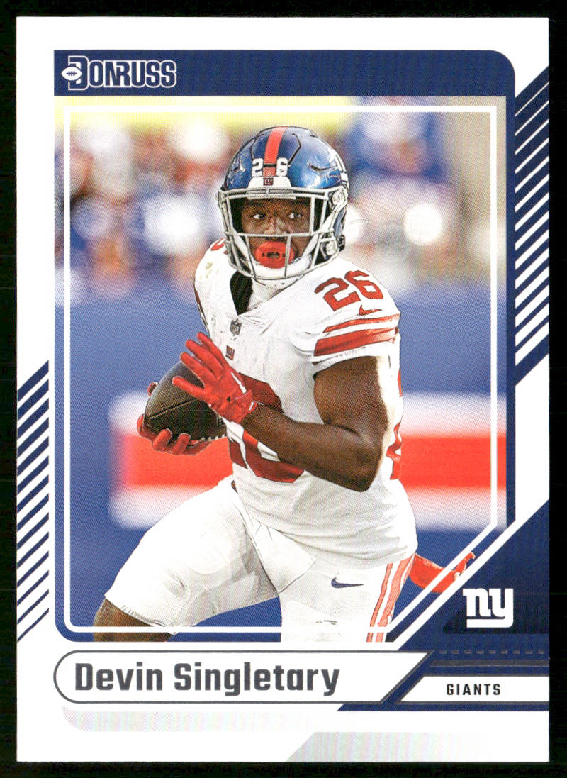 Devin Singletary 2024 Donruss #19 New York Giants