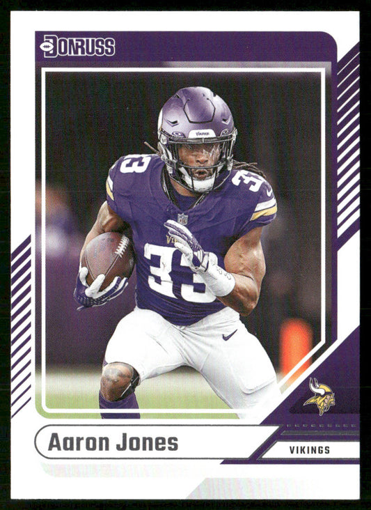 Aaron Jones 2024 Donruss #21 Minnesota Vikings