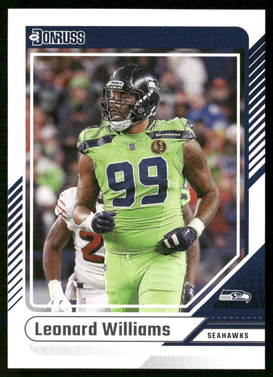 Leonard Williams 2024 Donruss #23 Seattle Seahawks
