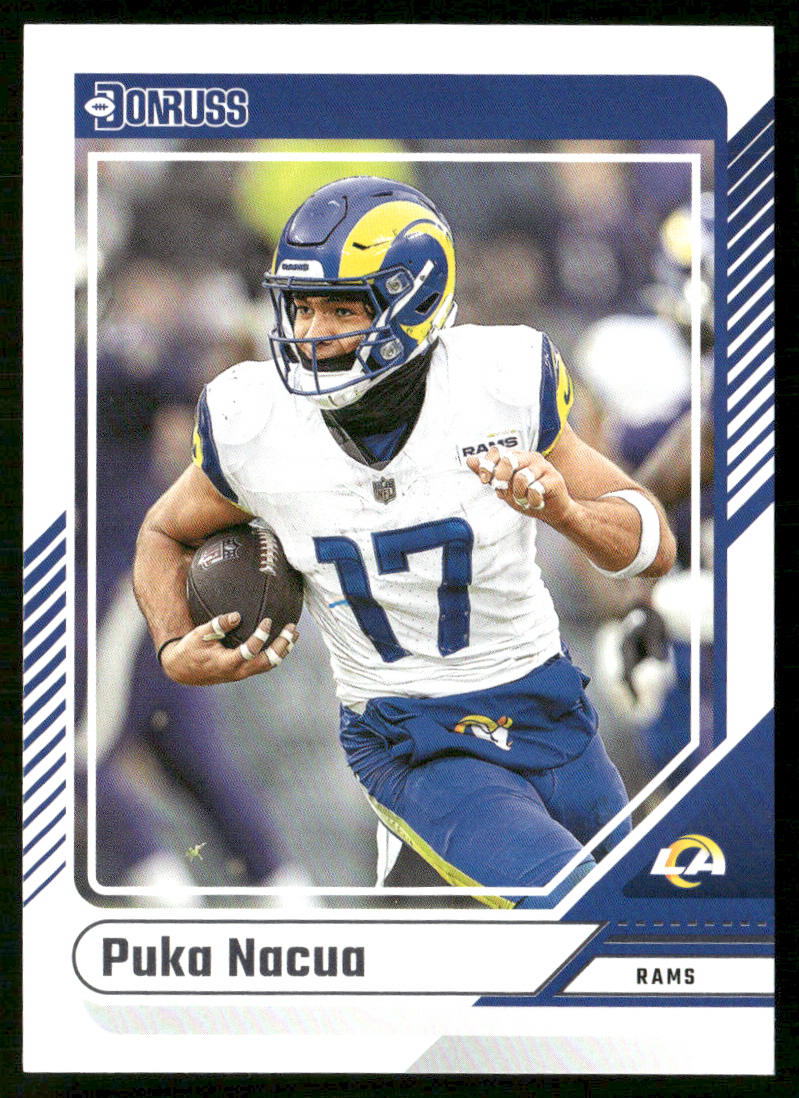 Puka Nacua 2024 Donruss #25 Los Angeles Rams