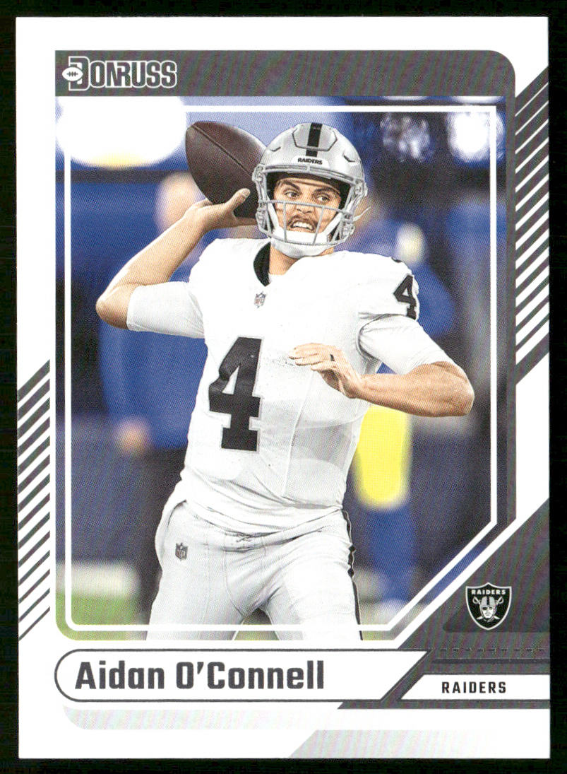 Aidan O'Connell 2024 Donruss #30 Las Vegas Raiders