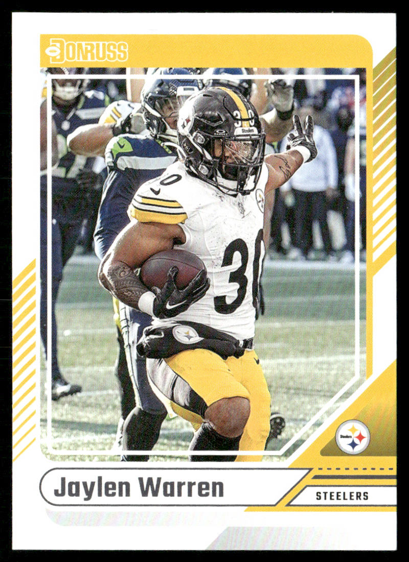 Jaylen Warren 2024 Donruss #256 Pittsburgh Steelers