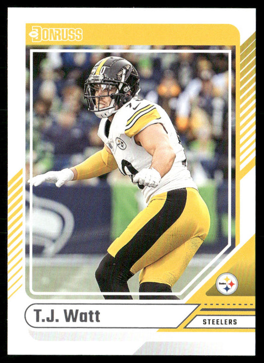 T.J. Watt 2024 Donruss #259 Pittsburgh Steelers