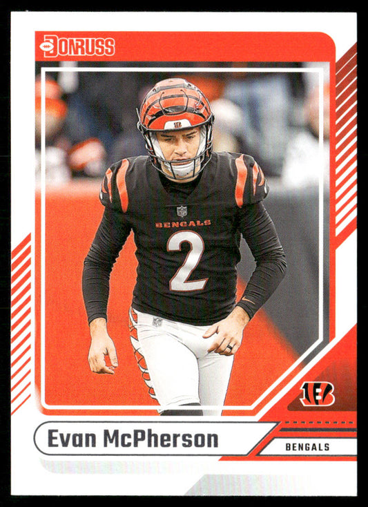 Evan McPherson 2024 Donruss #264 Cincinnati Bengals