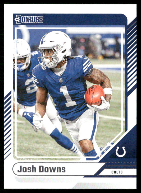 Josh Downs 2024 Donruss #274 Indianapolis Colts