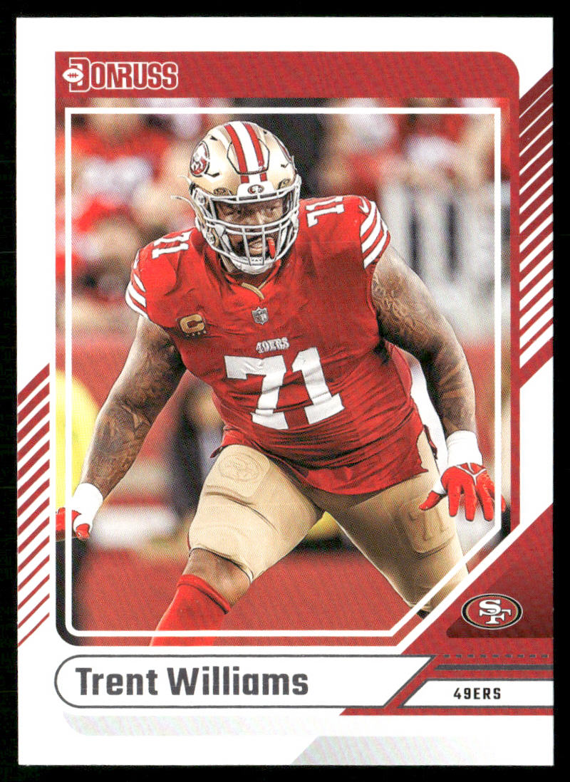 Trent Williams 2024 Donruss #277 San Francisco 49ers