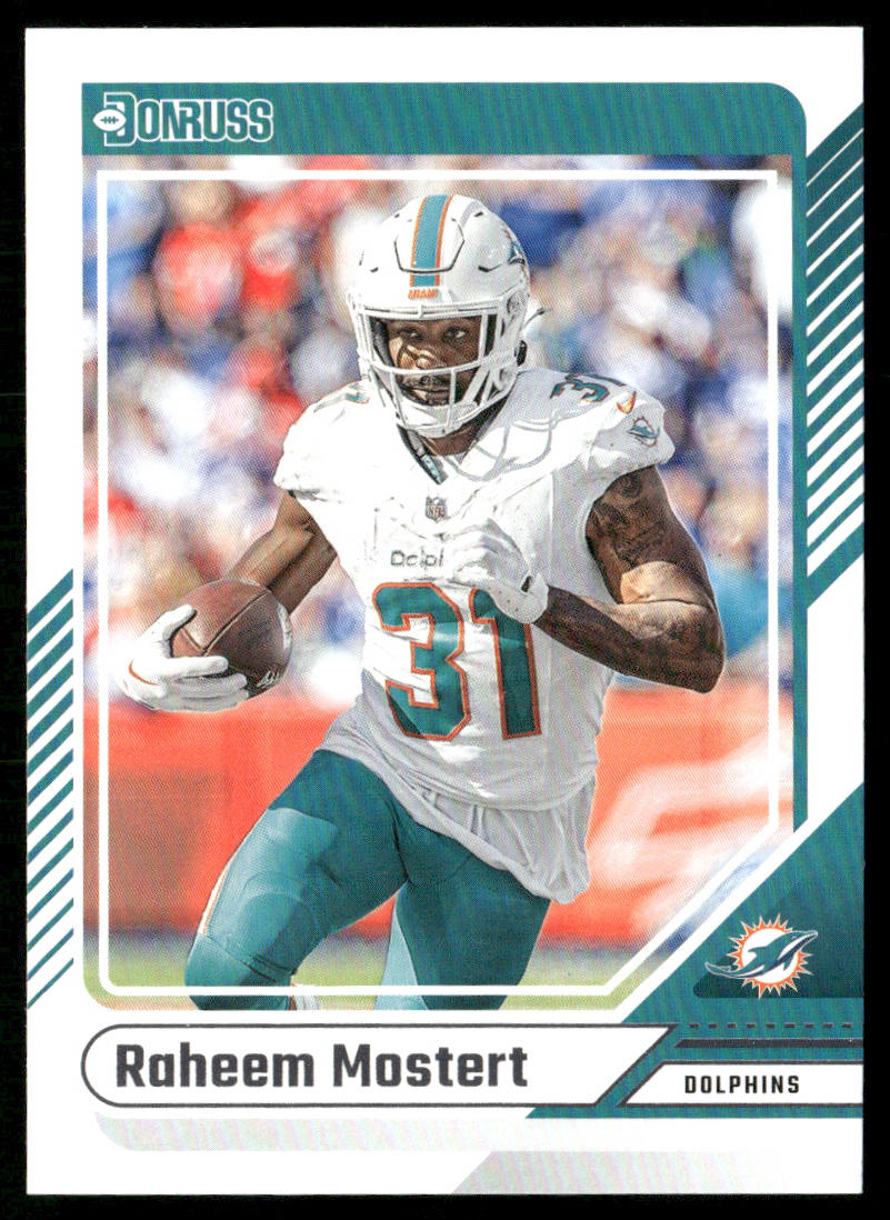 Raheem Mostert 2024 Donruss #282 Miami Dolphins