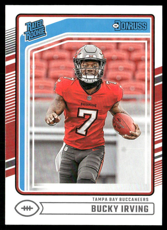 Bucky Irving 2024 Donruss #301 RC Tampa Bay Buccaneers